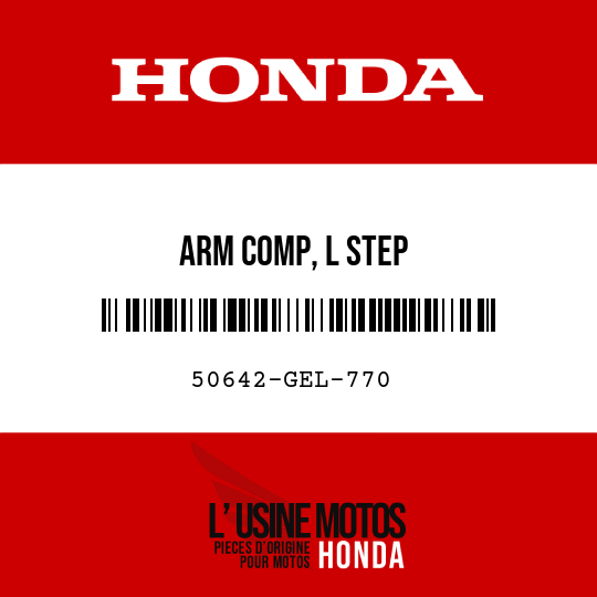 image de 50642-GEL-770 ARM COMP, L STEP