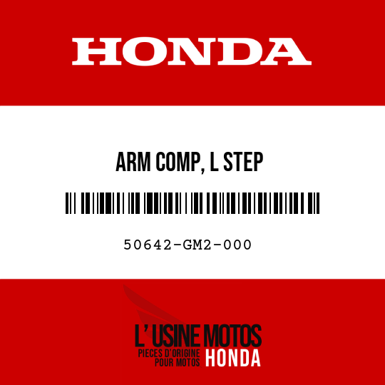 image de 50642-GM2-000 ARM COMP, L STEP