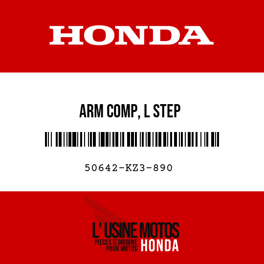 image de 50642-KZ3-890 ARM COMP, L STEP