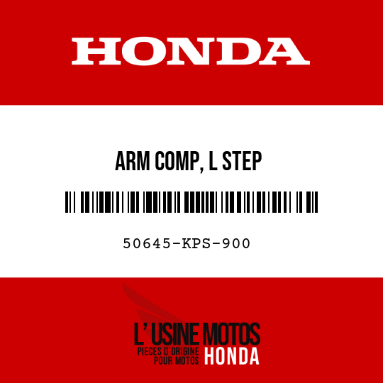 image de 50645-KPS-900 ARM COMP, L STEP