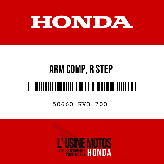 image de 50660-KV3-700 ARM COMP, R STEP