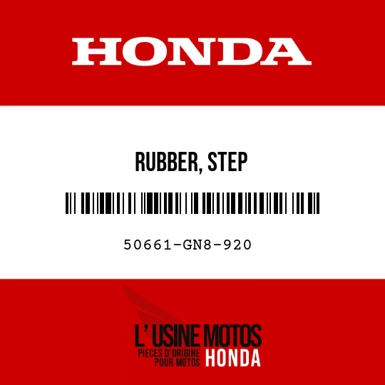 image de 50661-GN8-920 RUBBER, STEP