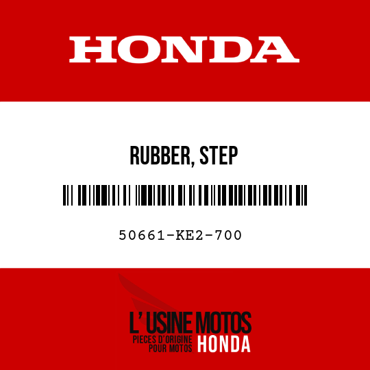 image de 50661-KE2-700 RUBBER, STEP