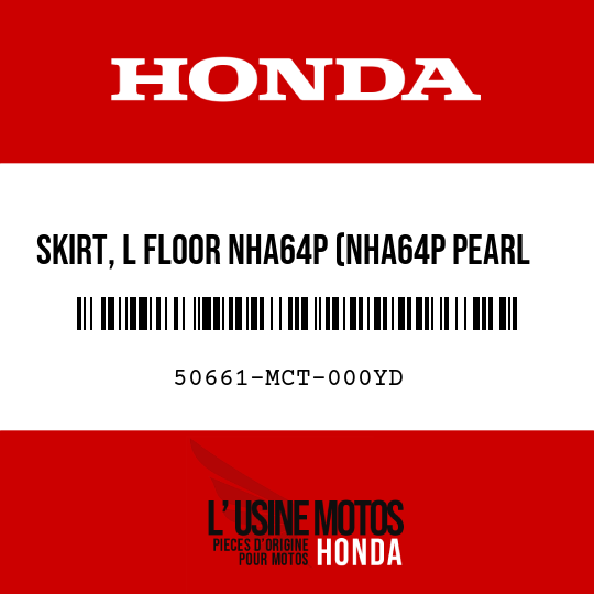 image de 50661-MCT-000YD SKIRT, L FLOOR NHA64P (NHA64P PEARL COSMIC BLACK)