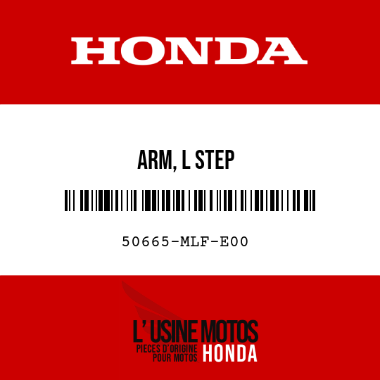 image de 50665-MLF-E00 ARM, L STEP