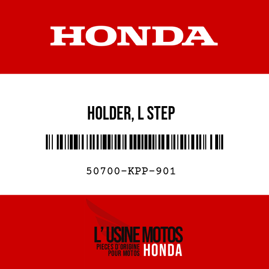 image de 50700-KPP-901 HOLDER, L STEP