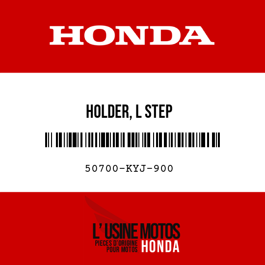 image de 50700-KYJ-900 HOLDER, L STEP