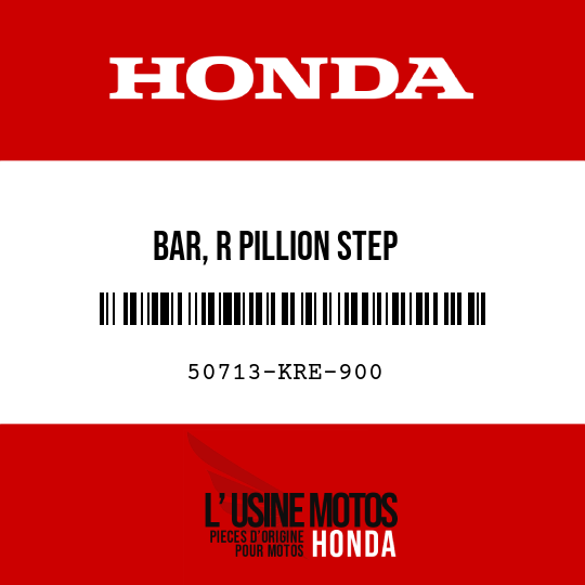 image de 50713-KRE-900 BAR, R PILLION STEP