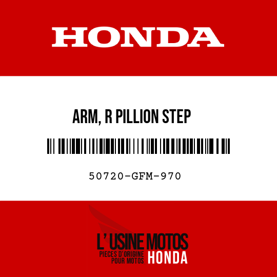 image de 50720-GFM-970 ARM, R PILLION STEP
