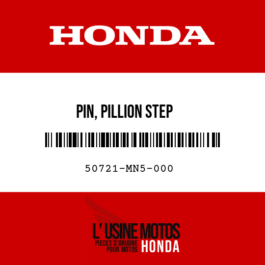 image de 50721-MN5-000 PIN, PILLION STEP