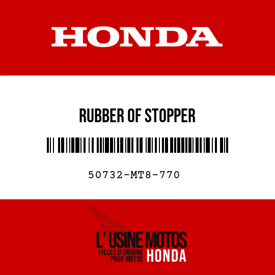 image de 50732-MT8-770 RUBBER OF STOPPER