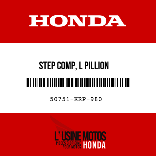 image de 50751-KRP-980 STEP COMP, L PILLION