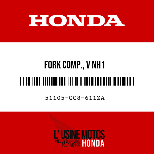 image de 51105-GC8-611ZA FORK COMP., V NH1