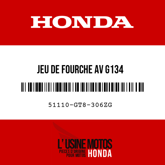 image de 51110-GT8-306ZG JEU DE FOURCHE AV G134