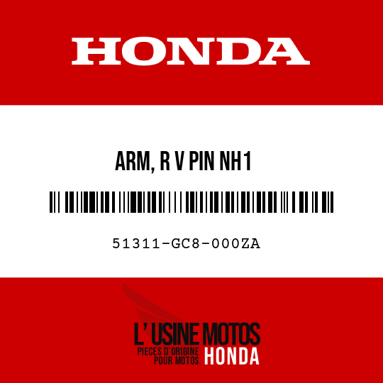 image de 51311-GC8-000ZA ARM, R V PIN NH1