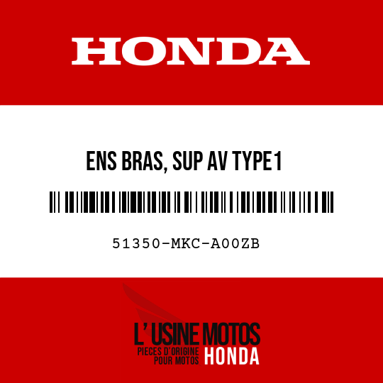 image de 51350-MKC-A00ZB ENS BRAS, SUP AV TYPE1
