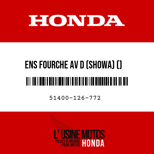 image de 51400-126-772 ENS FOURCHE AV D (SHOWA) ()