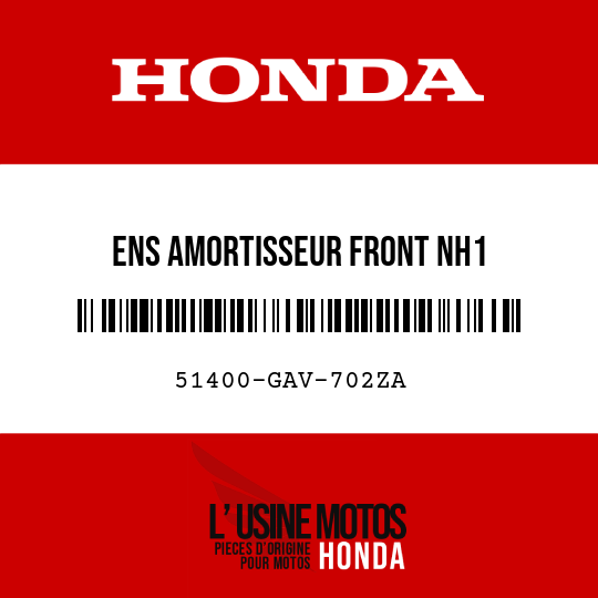 image de 51400-GAV-702ZA ENS AMORTISSEUR FRONT NH1