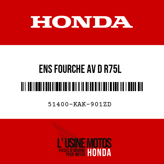 image de 51400-KAK-901ZD ENS FOURCHE AV D R75L 