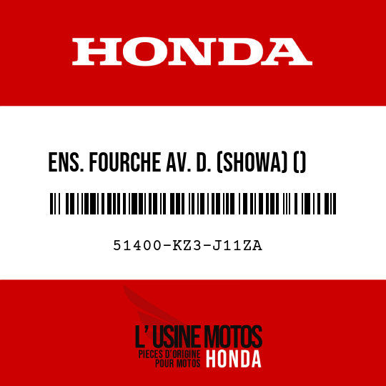 image de 51400-KZ3-J11ZA ENS. FOURCHE AV. D. (SHOWA) () TNATURAL 