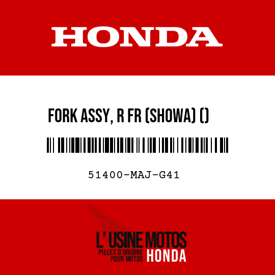 image de 51400-MAJ-G41 FORK ASSY, R FR (SHOWA) ()