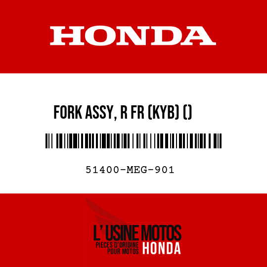 image de 51400-MEG-901 FORK ASSY, R FR (KYB) ()