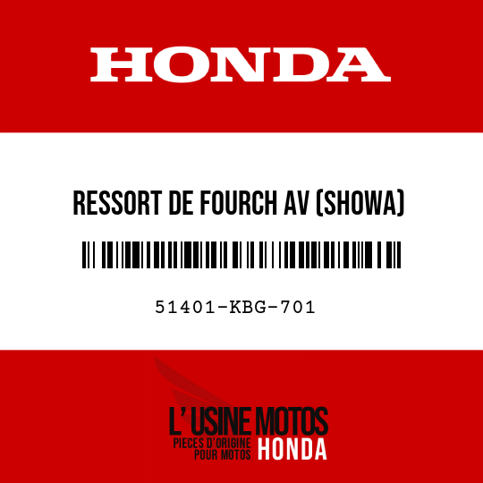 image de 51401-KBG-701 RESSORT DE FOURCH AV (SHOWA)