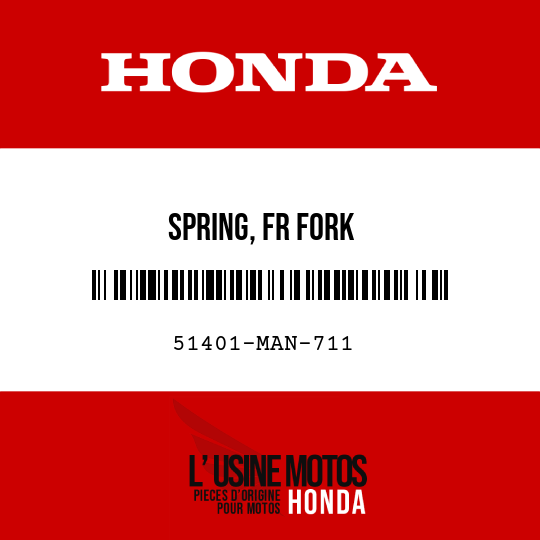 image de 51401-MAN-711 SPRING, FR FORK
