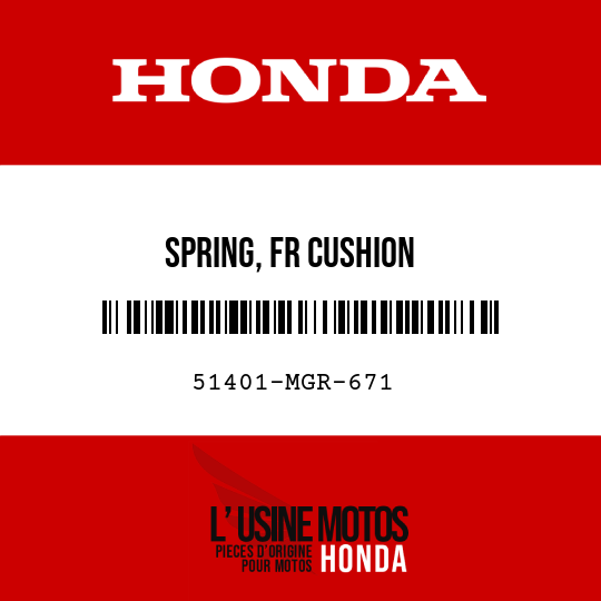 image de 51401-MGR-671 SPRING, FR CUSHION
