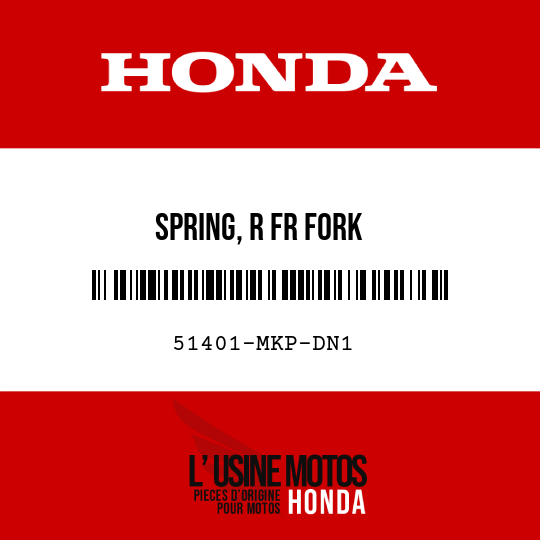 image de 51401-MKP-DN1 SPRING, R FR FORK