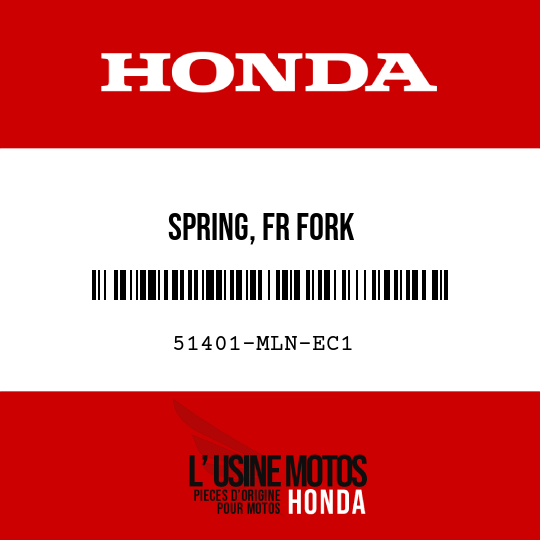 image de 51401-MLN-EC1 SPRING, FR FORK