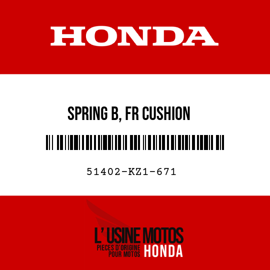 image de 51402-KZ1-671 SPRING B, FR CUSHION