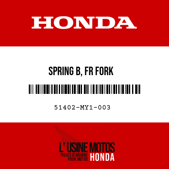 image de 51402-MY1-003 SPRING B, FR FORK