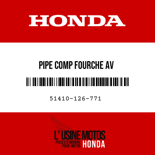 image de 51410-126-771 PIPE COMP FOURCHE AV