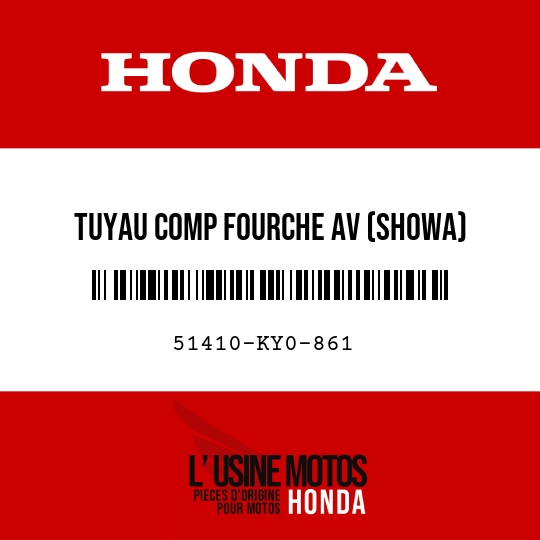 image de 51410-KY0-861 TUYAU COMP FOURCHE AV (SHOWA)