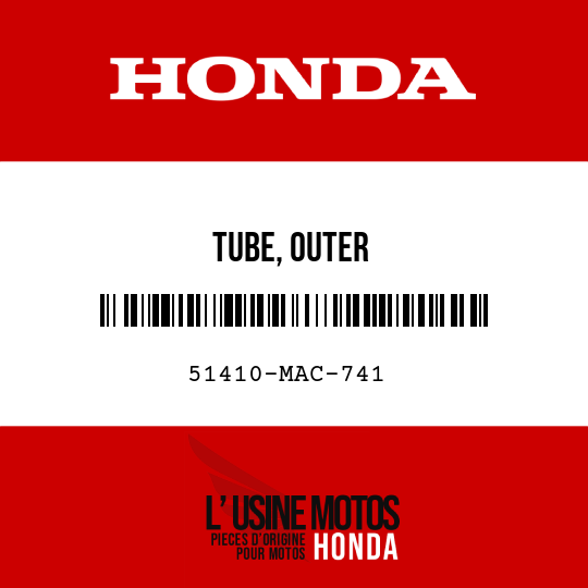 image de 51410-MAC-741 TUBE, OUTER