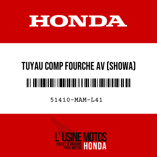 image de 51410-MAM-L41 TUYAU COMP FOURCHE AV (SHOWA)