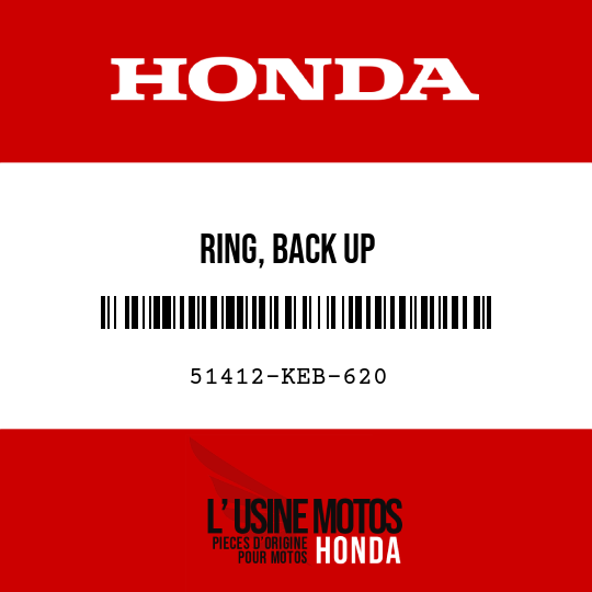 image de 51412-KEB-620 RING, BACK UP