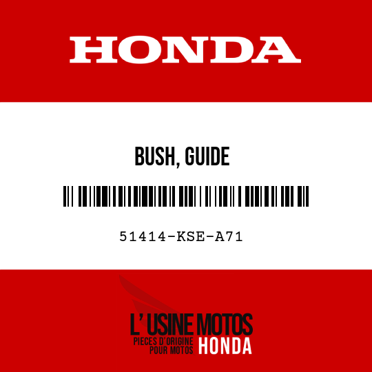 image de 51414-KSE-A71 BUSH, GUIDE