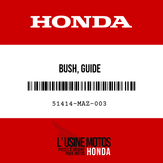 image de 51414-MAZ-003 BUSH, GUIDE