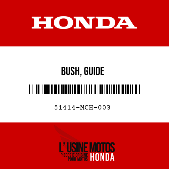 image de 51414-MCH-003 BUSH, GUIDE