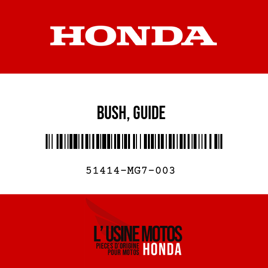 image de 51414-MG7-003 BUSH, GUIDE