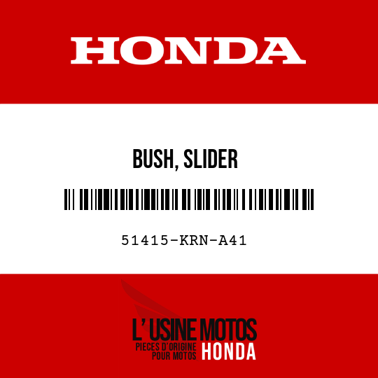 image de 51415-KRN-A41 BUSH, SLIDER