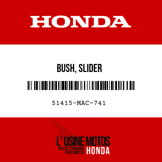 image de 51415-MAC-741 BUSH, SLIDER