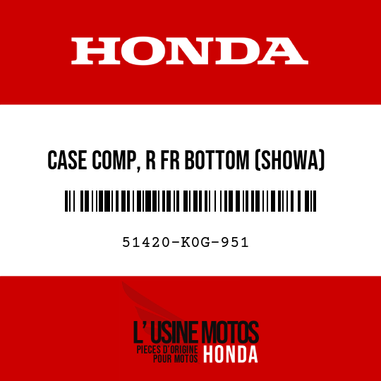 image de 51420-K0G-951 CASE COMP, R FR BOTTOM (SHOWA)