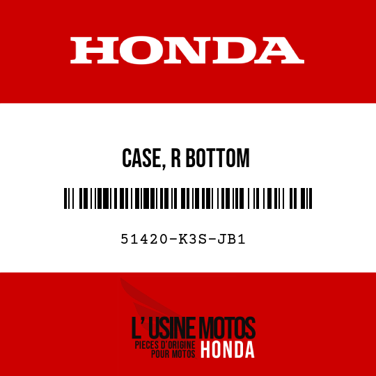 image de 51420-K3S-JB1 CASE, R BOTTOM