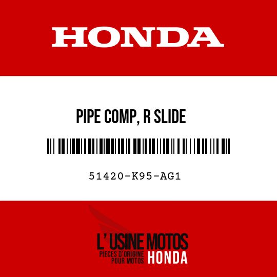 image de 51420-K95-AG1 PIPE COMP, R SLIDE