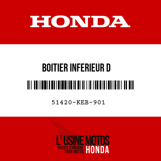 image de 51420-KEB-901 BOITIER INFERIEUR D