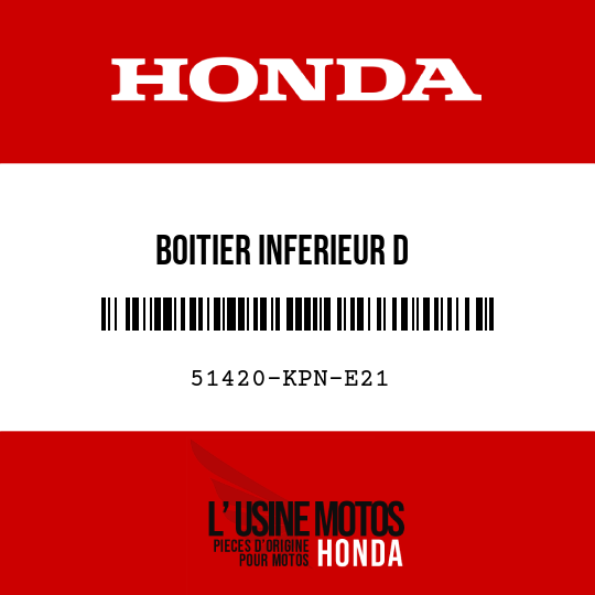 image de 51420-KPN-E21 BOITIER INFERIEUR D