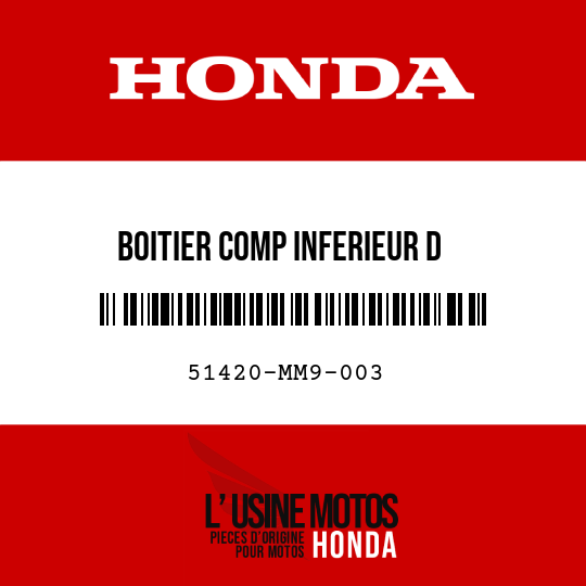 image de 51420-MM9-003 BOITIER COMP INFERIEUR D